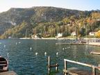 Le Roc de Chère vu du port de Talloires